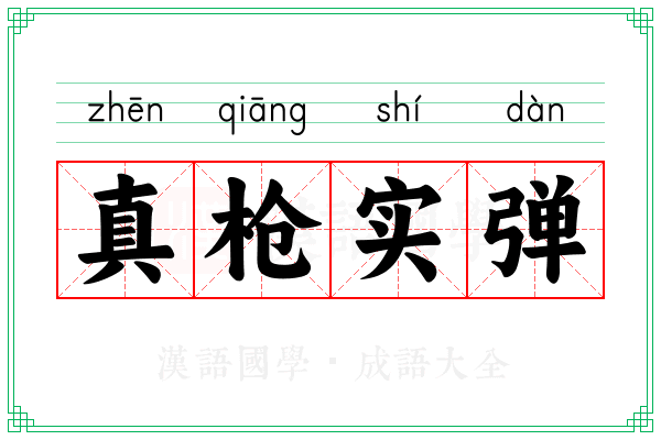 真枪实弹