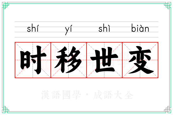 时移世变