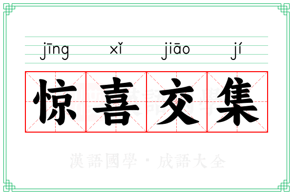 惊喜交集