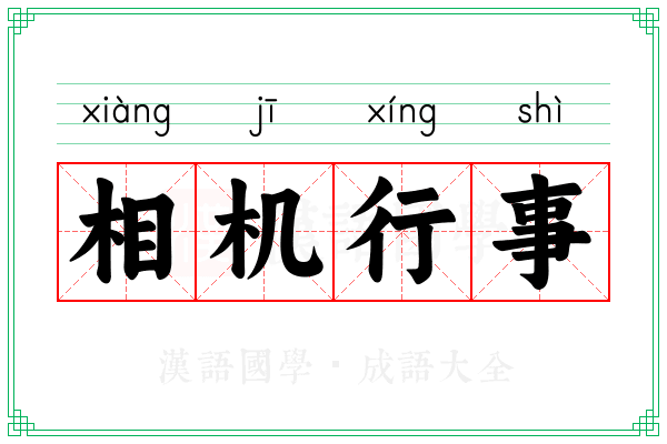 相机行事 相机行事