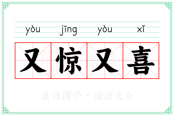 又惊又喜 又惊又喜
