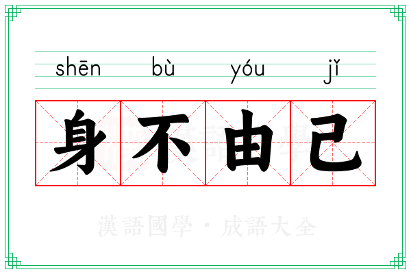 身不由己 身不由己