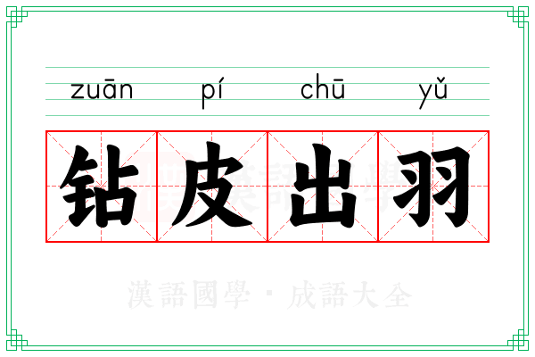 钻皮出羽 钻皮出羽