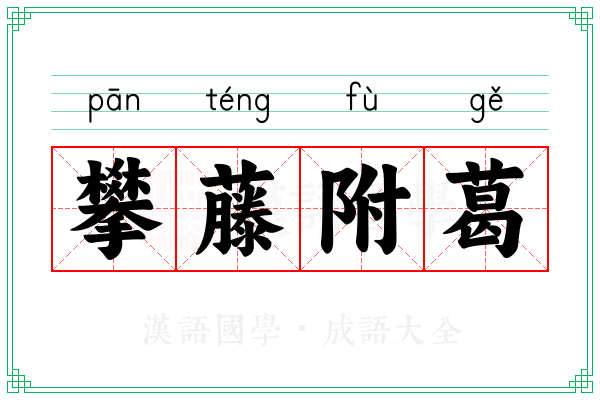 攀藤附葛 攀藤附葛