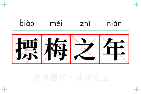 摽梅之年