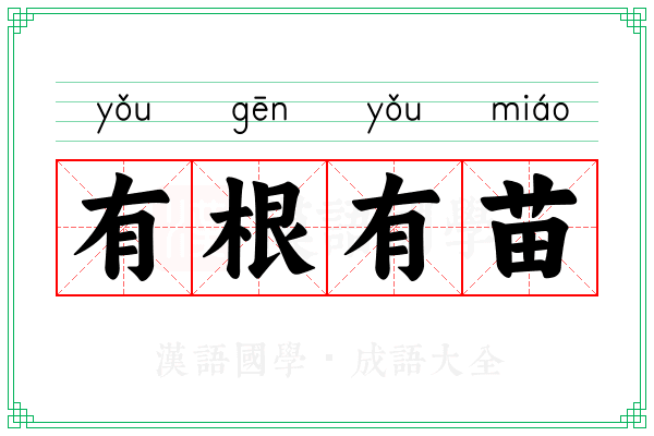 有根有苗