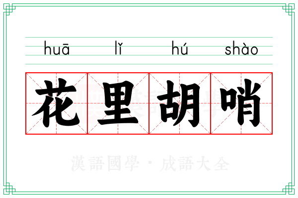 花里胡哨 花里胡哨