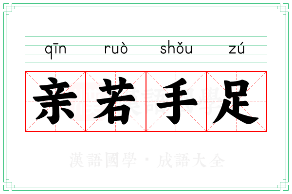 亲若手足