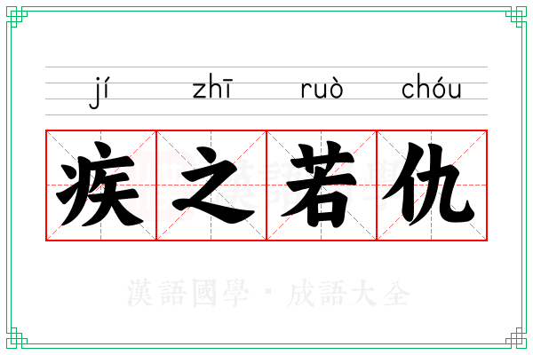 疾之若仇