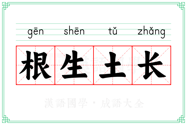 根生土长 根生土长