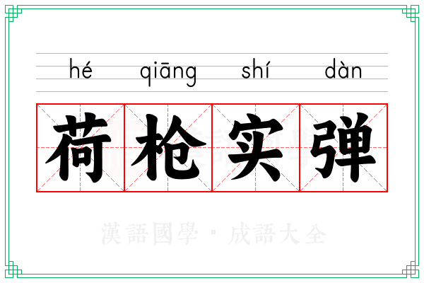 荷枪实弹