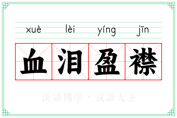 血泪盈襟