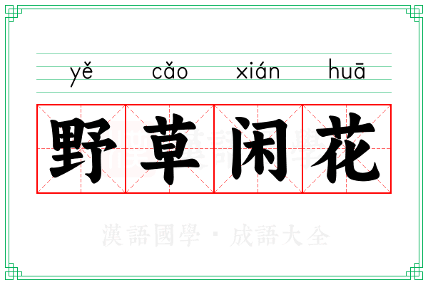 野草闲花 野草闲花