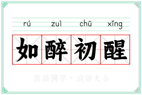 如醉初醒