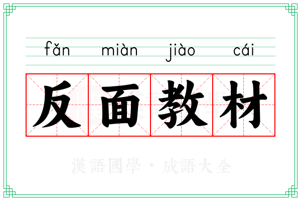 反面教材 反面教材