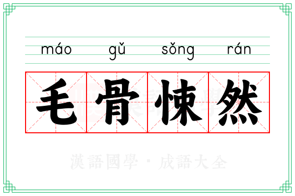 毛骨悚然 毛骨悚然