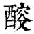 䤇(印刷字体·清·康熙字典)