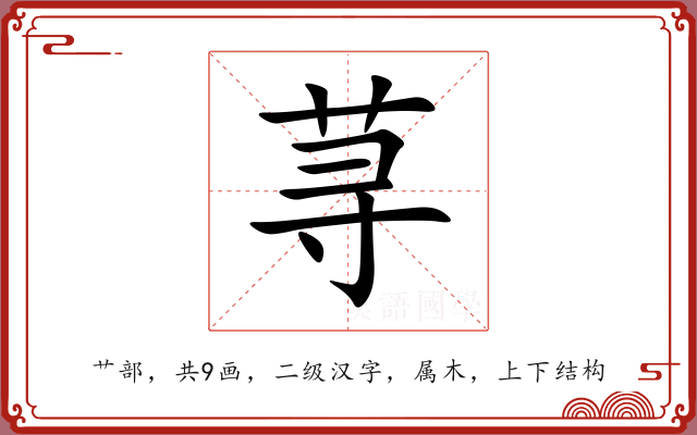 荨