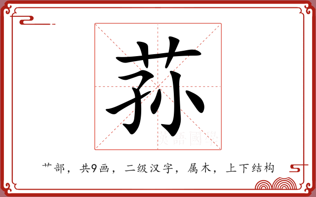 荪