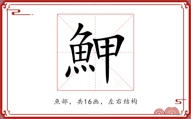 魻 魻