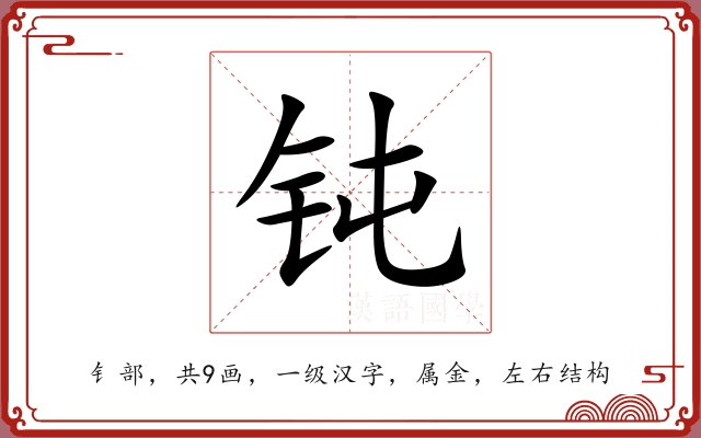 钝