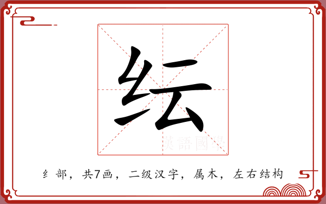 纭