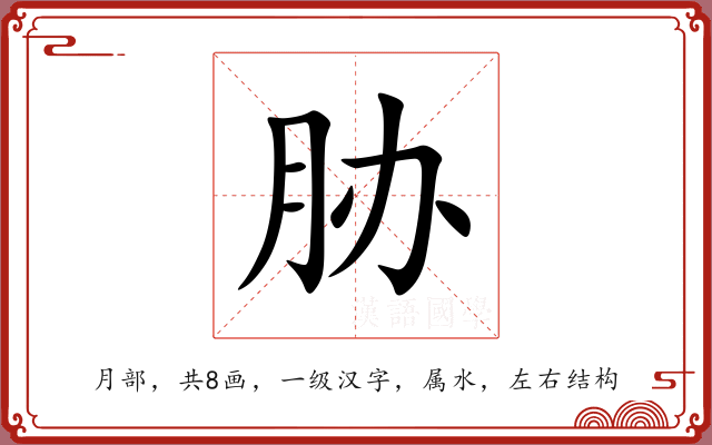 胁 胁