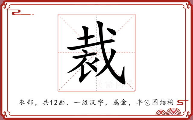 裁 裁