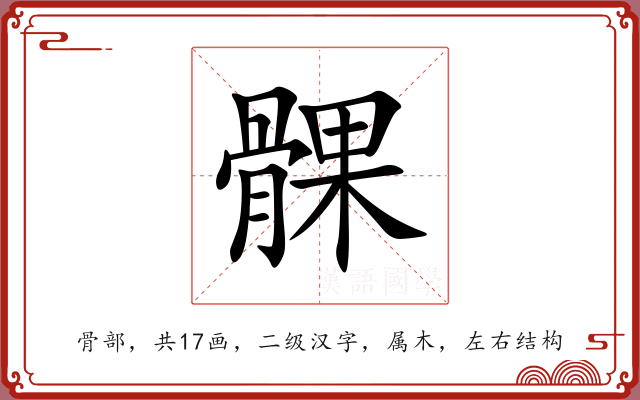 髁 髁