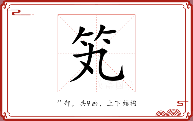 笂 笂
