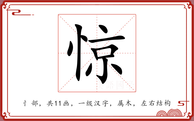 惊 惊