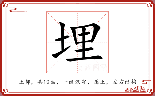 埋 埋