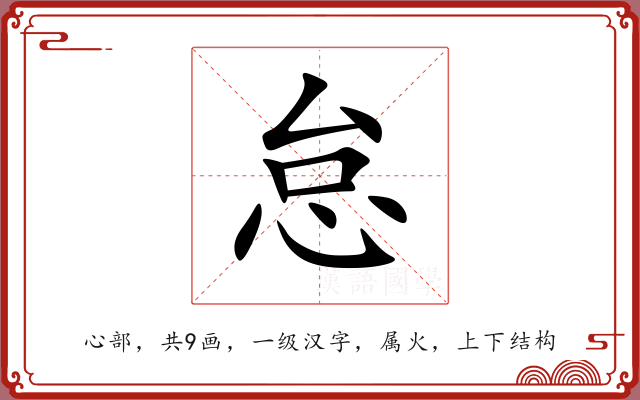 怠 怠