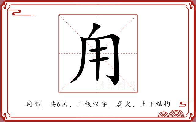 甪 甪