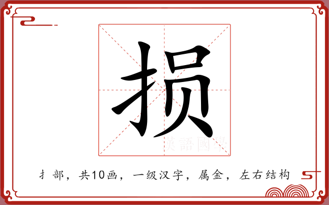 损 损